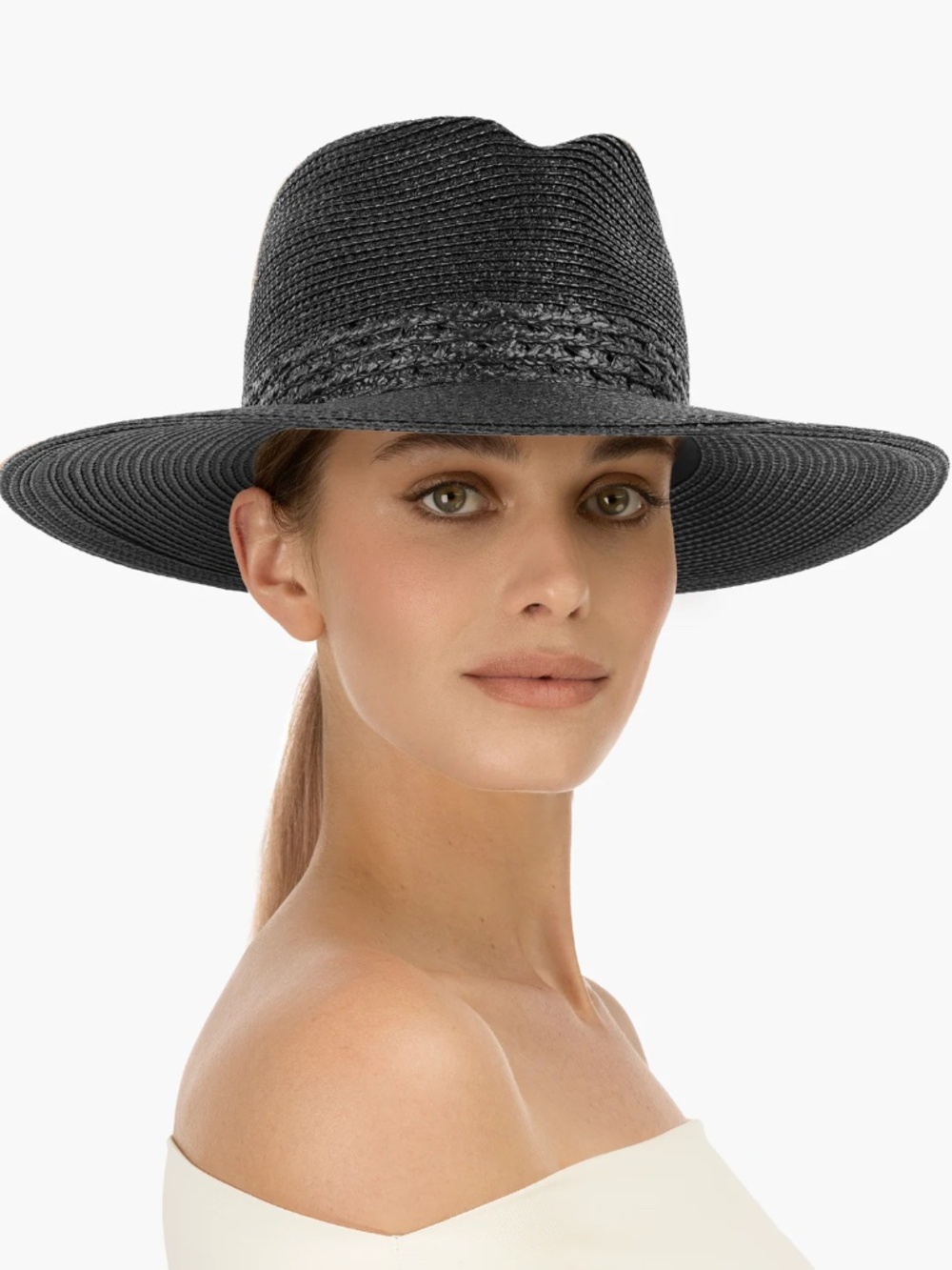 Like New--Eric Javits Squishee® Bayou Fedora Hat
